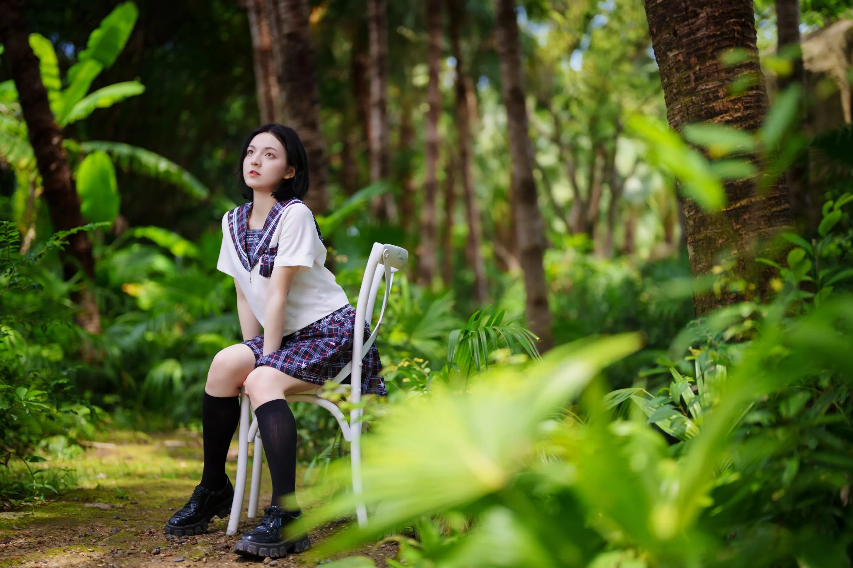 [YITUYU艺图语]2021.11.12 花田里的JK少女 dudu [51P]插图5